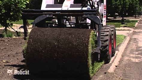 sod roller attachment for skid steer rental|skid steer sod installer attachment.